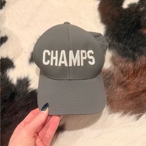 Gray Champs Baseball Cap